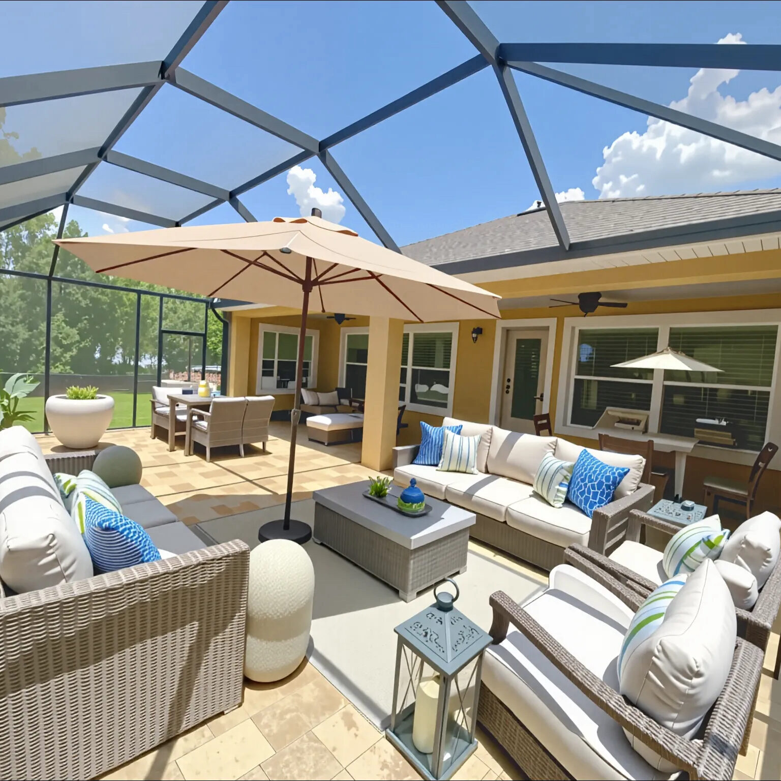 GRACO Screen Room Apollo Beach Waterset Furnished GRACO Screen Room Apollo Beach Waterset Furnished
