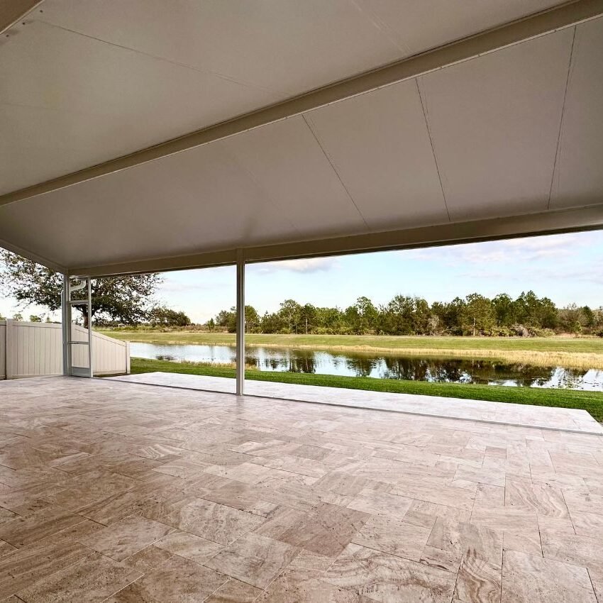 Patios Apollo a covered patio with a panoramic view